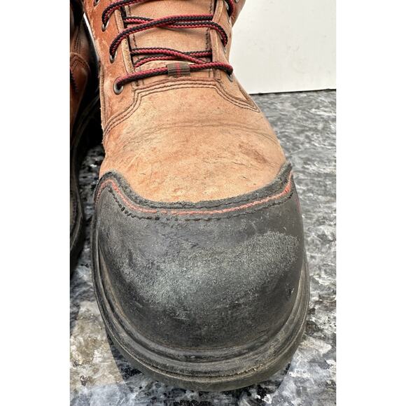 Mens Sz 11 RED WING Brown Waterproof Boots Steel Toe ASTM F2413-11 main image 14